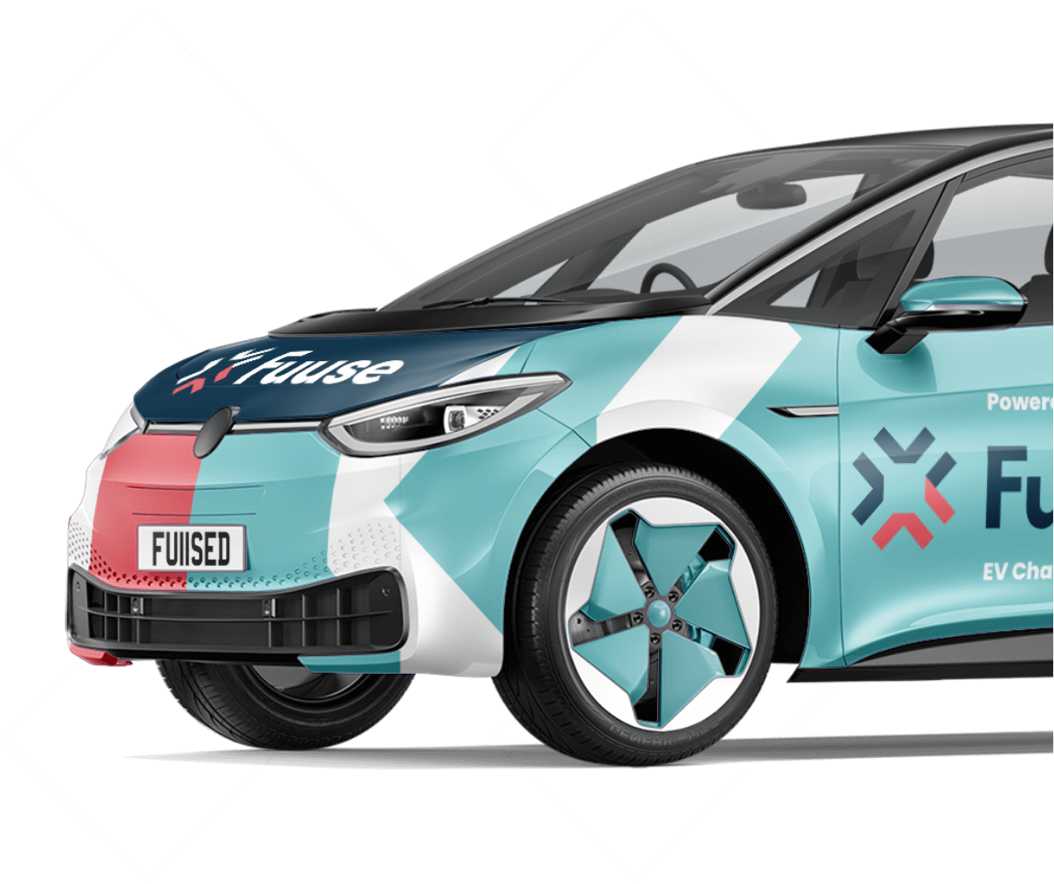 Fuuse branded electric vehicle