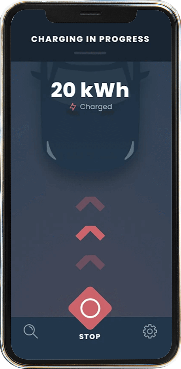 Fuuse Driver App charging in progress